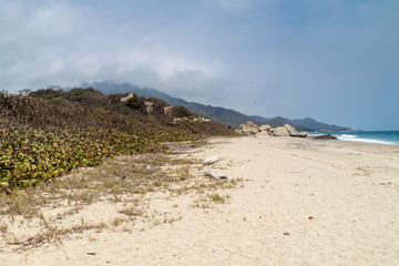 Beach in Tayrona National Park, Colombia
