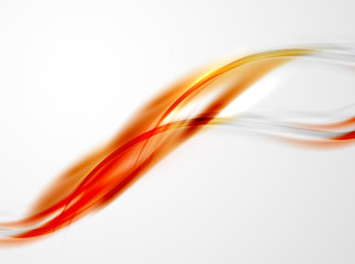 Vector blurred wave abstract template