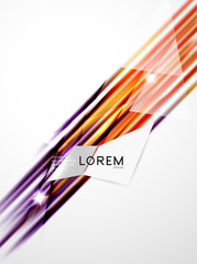Fototapeta premium Shiny straight lines abstract background