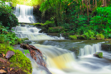 Waterfall in Phuhinrongkla National Park, Phitsalulok province, Thailand