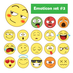 Set of Emoticons. 