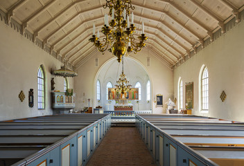 Fototapeta premium Inside Rya church