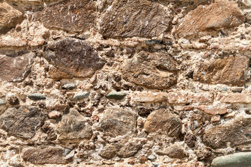 Detail of an old stonework