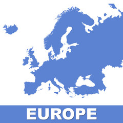 Obraz premium Europe map