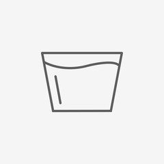 Glass of Water icon 