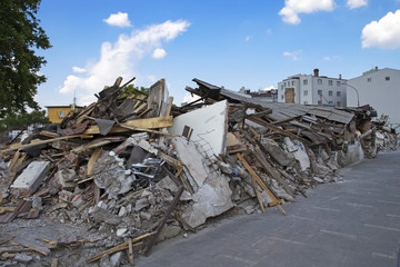 Demolished buildings