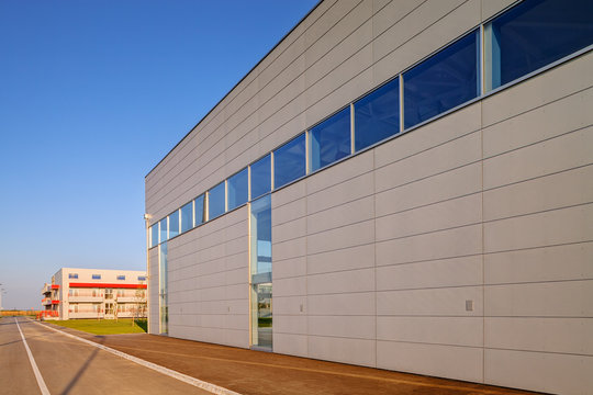 Modern building in exterior