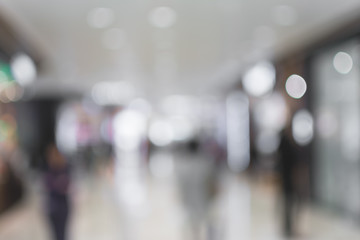 Abstract background of shopping mall