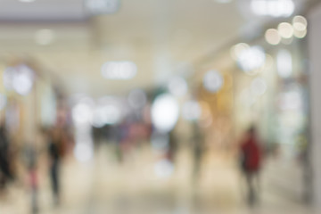 Abstract background of shopping mall
