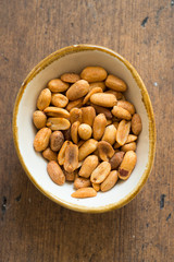 Roasted Peanuts in a Bowl