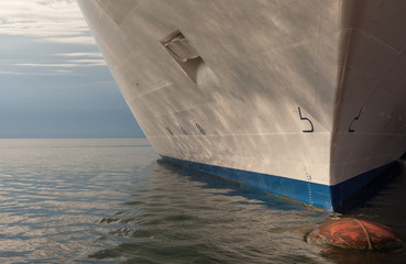 View of the cruise ship