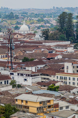 Aerial view of Popayan, Colombia