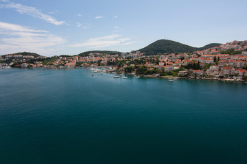 Fototapeta na wymiar View from above on Dubrovnik, Croatia.