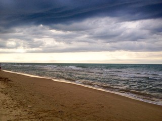 Stormy weather - Puglia (Italy) beach 