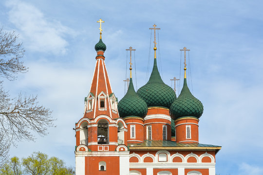 Orthodox Christian church of the Archangel Michael. Yaroslavl, Russia