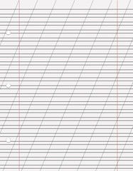 Vector sheet of paper