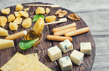 Assorted cheeses food photo