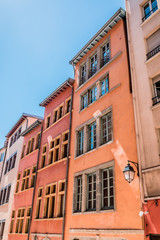 Immeubles de la Croix-Rousse montée de la Grande Côte à Lyon