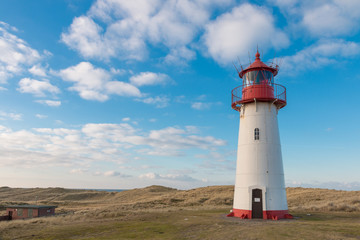 Fototapeta na wymiar Small Sylt lighthouse