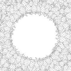 background with strawberries