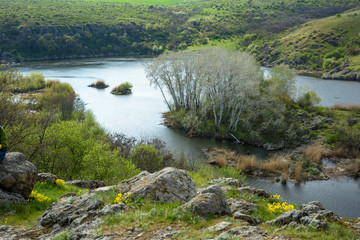 River Southern Bug. Ukraine.