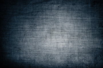 Blue grunge texture dark wall background