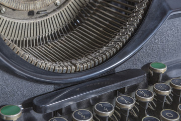 antique typewriter Close up