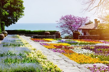 Bulgaria, Balchik Palace, Spring Blossom