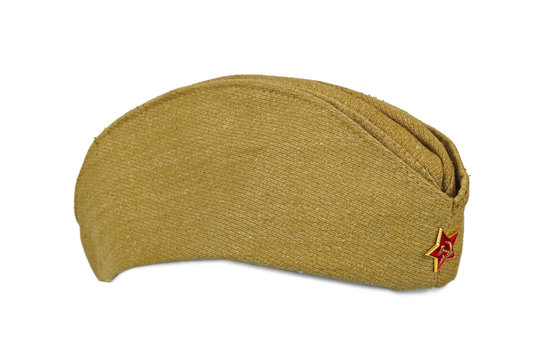 Soviet Army soldiers forage-cap