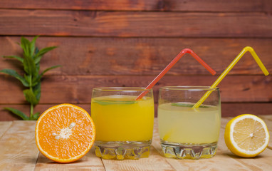cocktail from natural juice