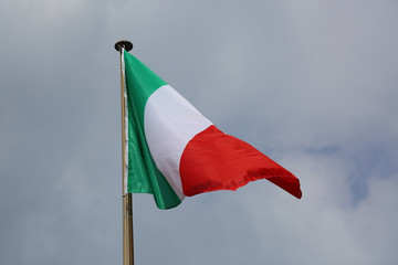 Obraz premium Italian Flag In The Wind