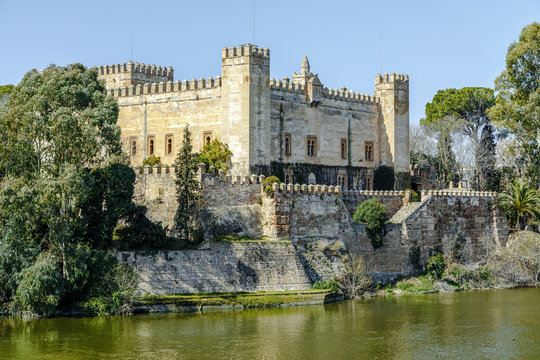 Castle at Malpica del Tajo, Toledo, Spain