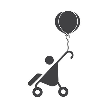 recommend clip art: Baby carriage icon