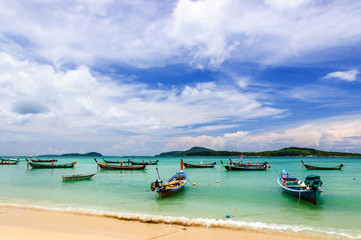 Long-tail boats, Rawai beach, Phuket, Thailand
