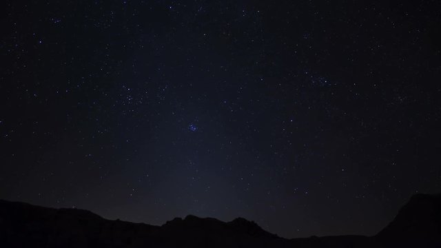 Night Sky and Stars Time Lapse 01