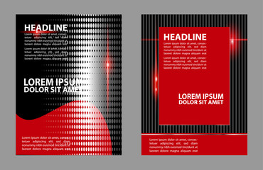 flyer, brochure or magazine cover template
