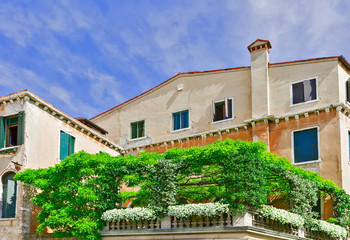 The tradition of decorating the with verdure Venice