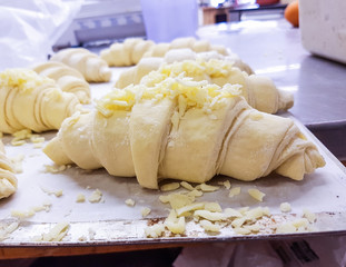 Raw croissant