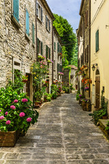 Fototapety  ulica prowincjonalna Włochy