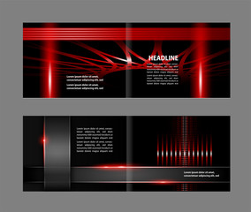 Vector brochure template design
