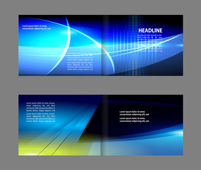 Abstract design background Brochure template
