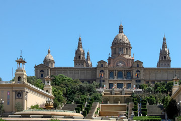 Obraz premium National Palace in Barcelona