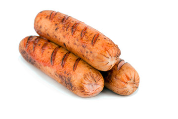 delicious grilled sausages