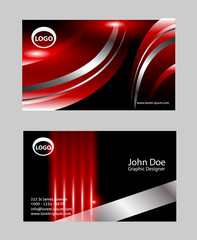 Fototapeta premium Business Card template 