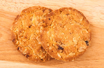 Cookies Oat meal with strawberry homemade