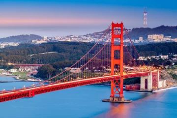 Rolgordijnen Golden Gate Bridge © mandritoiu
