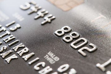 Closer Up Credit card for Background