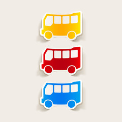 realistic design element: bus