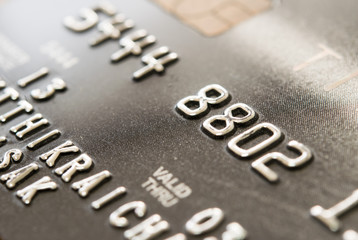 Closer Up Credit card for Background