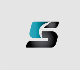 Abstract icons for number 5 logo
